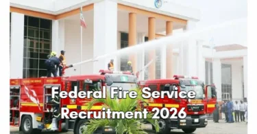 Federal Fire Service Recruitment 2026