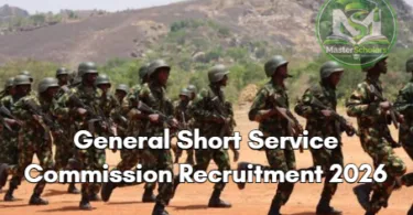 General Short Service Commission Recruitment 2026