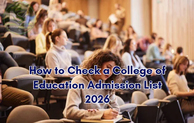 How to Check a College of Education Admission List 2026