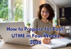 How to Prepare for Post-UTME in Four Weeks