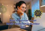 How to Recover a Lost WAEC Examination Number