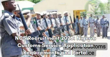 NCS Recruitment 2026