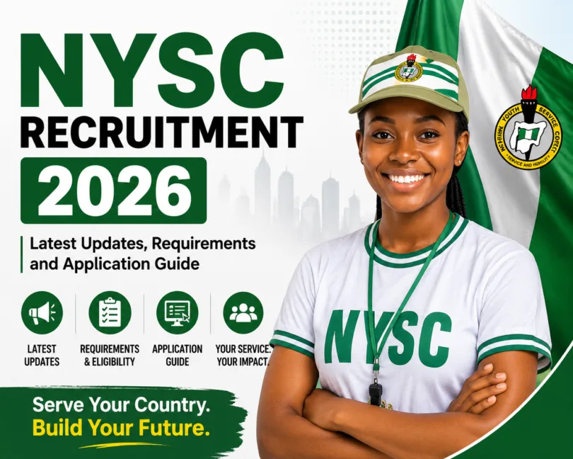 NYSC Recruitment 2026 Latest Updates, Requirements and Application Guide